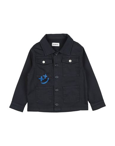 Bikkembergs Babies'  Toddler Boy Jacket Navy Size 4 Cotton, Elastane In Black