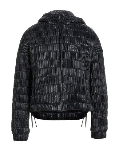 Ferragamo Man Puffer Black Size 40 Polyamide In Black