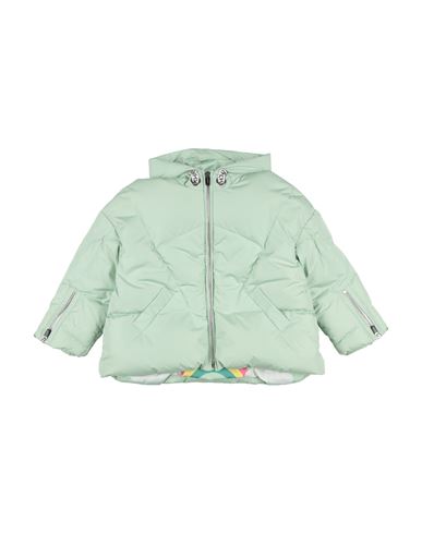 Khrisjoy Toddler Girl Puffer Light Green Size 4 Polyester, Acrylic, Polyurethane In Green