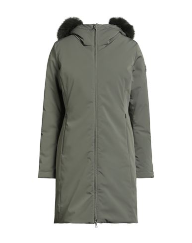 Colmar Woman Puffer Sage Green Size 12 Polyester, Polyamide, Elastane In Green