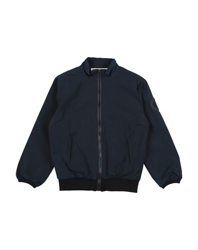 Bikkembergs Babies'  Junior Toddler Boy Jacket Navy Size 5 Polyamide, Polyester, Elastic Fibres In Black