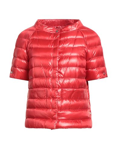 Herno Iconico Woman Puffer Rust Size 10 Polyamide In Red