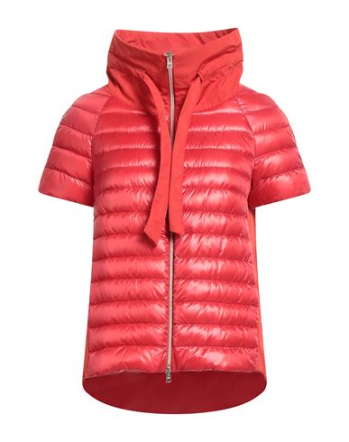 Herno Globe Woman Puffer Red Size 6 Polyamide In Red