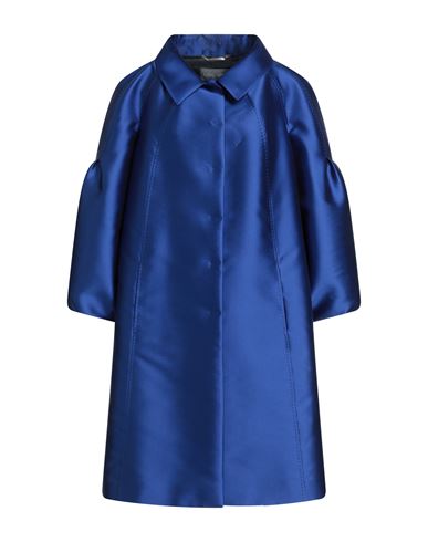 Alberta Ferretti Woman Overcoat & Trench Coat Blue Size 10 Viscose In Blue