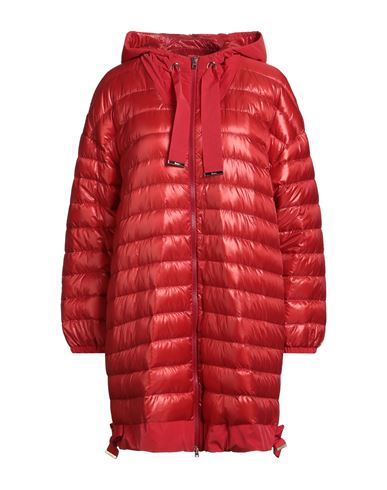 Herno Woman Puffer Red Size 12 Polyamide In Red