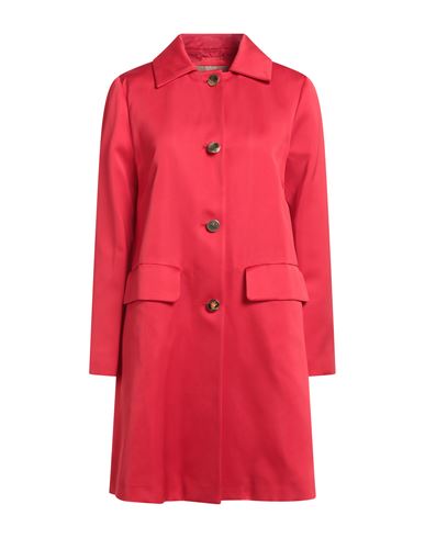 Herno Woman Overcoat & Trench Coat Red Size 6 Viscose, Polyester In Red