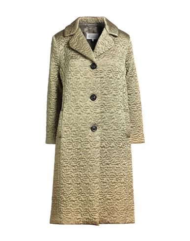 Maison Margiela Woman Puffer Sage Green Size 10 Acetate, Viscose In Green
