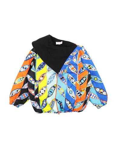 Pucci Toddler Boy Puffer Light Blue Size 6 Polyamide In Blue