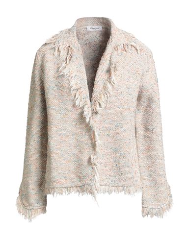 Kangra Cashmere Kangra Woman Jacket Ivory Size 6 Cotton, Polyamide In Nude