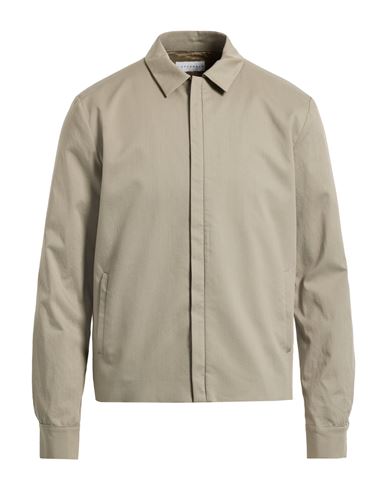 Kiefermann Man Jacket Khaki Size L Cotton, Polyester, Elastane In Gray