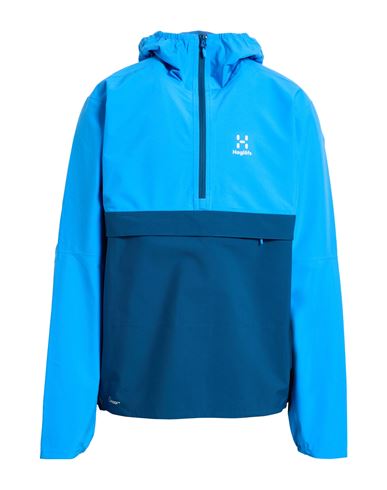 Haglöfs Man Jacket Azure Size Xxl Recycled Polyester In Blue
