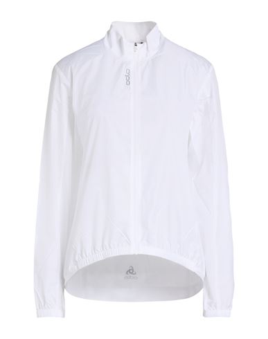 Odlo Woman Jacket White Size L Recycled Polyester In White