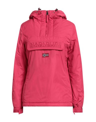 Napapijri Woman Jacket Fuchsia Size Xs Polyester In Pink