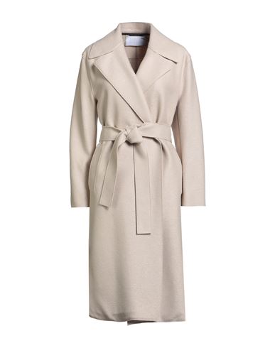 Harris Wharf London Woman Coat Beige Size 8 Virgin Wool In Neutral