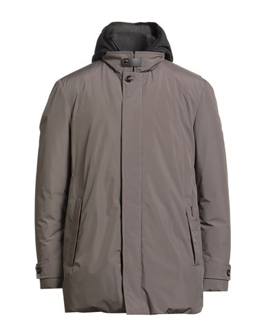 Moorer Man Puffer Taupe Size 48 Polyester In Gray