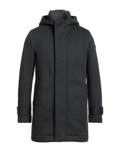 Distretto 12 Man Coat Charcoal Size 38 Polyester, Cotton, Polyamide In Multi