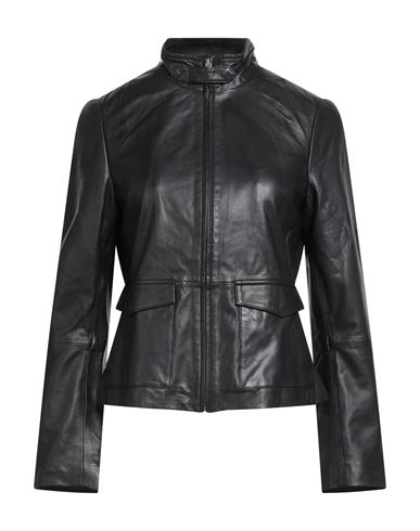 Max & Moi Woman Jacket Black Size L Leather In Black