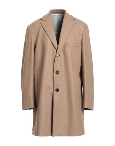 Liu •jo Man Man Coat Camel Size 46 Virgin Wool, Polyamide, Cashmere In Brown