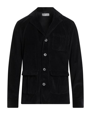 Hiltl Man Jacket Black Size Xl Cotton In Black