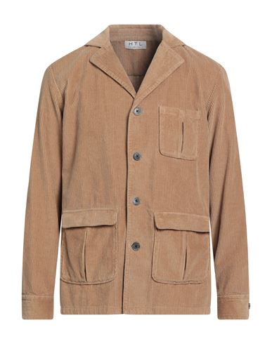 Hiltl Man Jacket Sand Size Xxl Cotton In Brown
