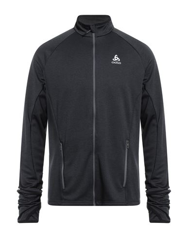 Odlo Man Sweatshirt Black Size Xxl Polyester In Black