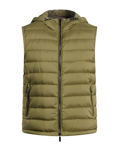 Moorer Man Vest Sage Green Size 38 Polyamide, Polyurethane
