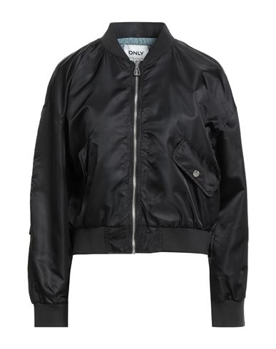 Only Woman Jacket Black Size M Polyamide In Black