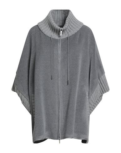 Fabiana Filippi Woman Coat Grey Size L Virgin Wool In Gray