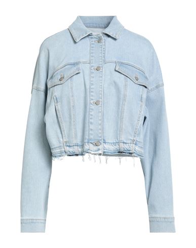 Fabiana Filippi Frayed-hem Denim Jacket In Blue