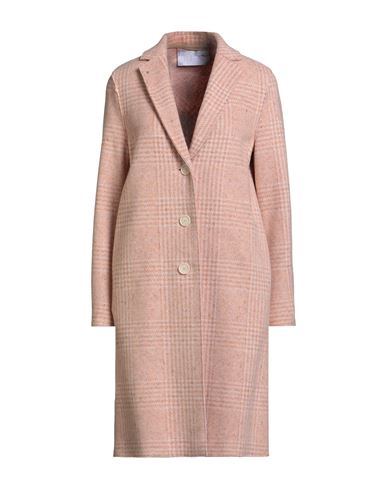 Harris Wharf London Woman Coat Apricot Size 10 Wool, Silk, Cotton, Viscose In Pink