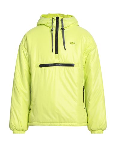 Lacoste Man Puffer Yellow Size 44 Polyamide In Yellow