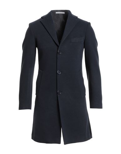 Alviero Martini 1a Classe Man Coat Midnight Blue Size 42 Polyester, Viscose, Elastane In Blue