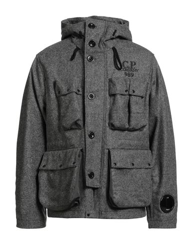 C.p. Company C. P. Company Man Coat Grey Size Xl Wool In Gray