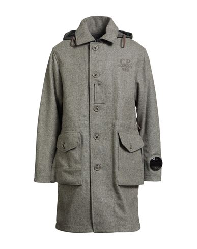 C.p. Company C. P. Company Man Coat Sage Green Size L Wool In Gray