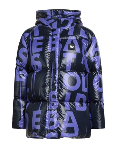 Venera Arapu Woman Puffer Purple Size S Polyester In Black