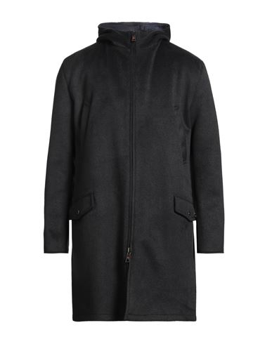 Kired Man Coat Midnight Blue Size 44 Polyester, Acrylic, Wool In Blue