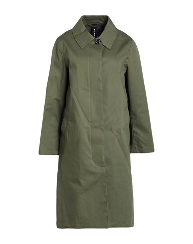 Mackintosh Woman Overcoat & Trench Coat Military Green Size 10 Cotton