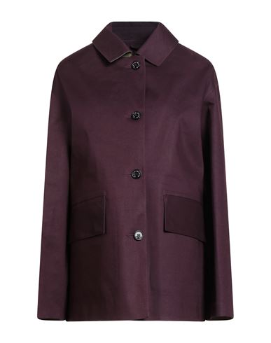 Mackintosh Woman Jacket Plum Size 6 Cotton In Purple