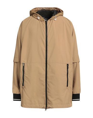 Herno Man Overcoat & Trench Coat Beige Size 40 Polyester, Polyamide, Polyurethane In Brown