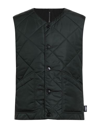 Mackintosh Man Vest Dark Green Size Xl Nylon In Black
