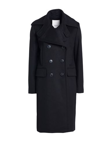 Breras Milano Woman Coat Black Size 8 Virgin Wool In Black