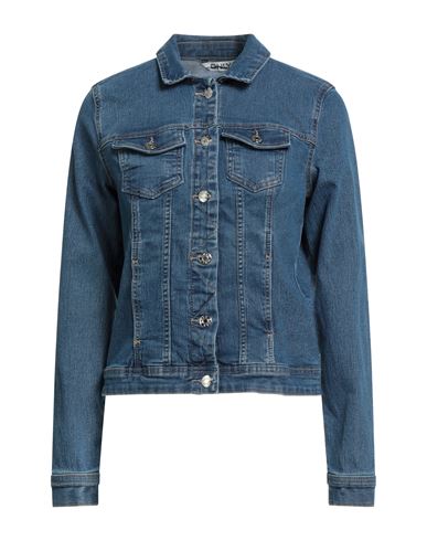 Only Blue Denim Woman Denim Outerwear Blue Size S Cotton, Polyester, Elastane In Blue