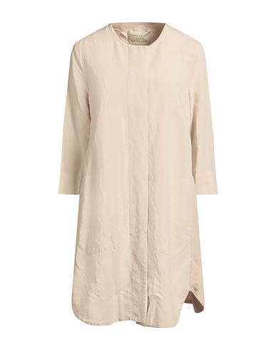Alessia Santi Woman Overcoat & Trench Coat Beige Size 6 Viscose, Linen In Neutral