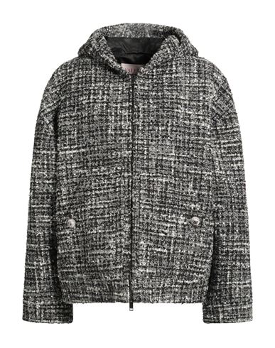 Valentino Garavani Woman Jacket Black Size 6 Polyester, Cotton, Synthetic Fibers, Wool, Metallic Fib In Black