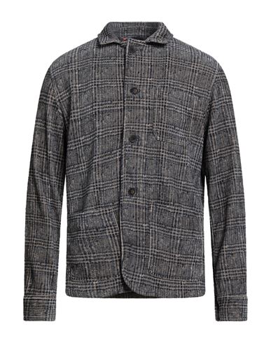 Bob Man Jacket Navy Size 40 Polyester, Elastic Fibres In Gray