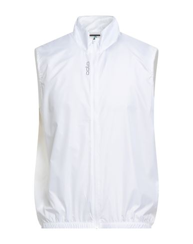 Odlo Man Vest Off White Size Xxl Recycled Polyester In White