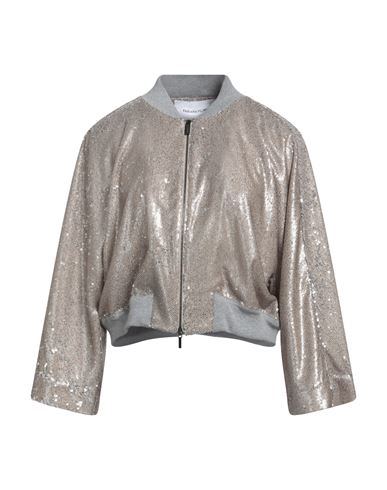 Fabiana Filippi Woman Cardigan Sand Size 4 Polyester In Gray