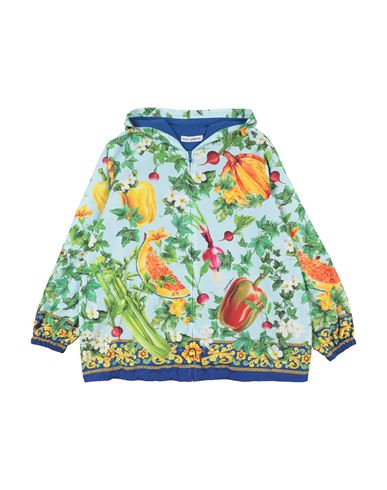 Dolce & Gabbana Toddler Girl Jacket Sky Blue Size 4 Polyester In Blue