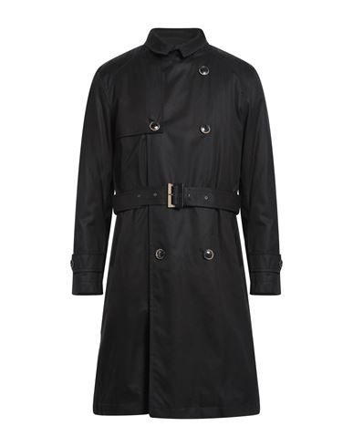 Herno Man Overcoat & Trench Coat Black Size 42 Cotton In Black