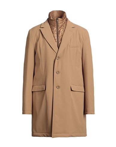 Herno Man Coat Sand Size 44 Polyester, Polyurethane In Brown